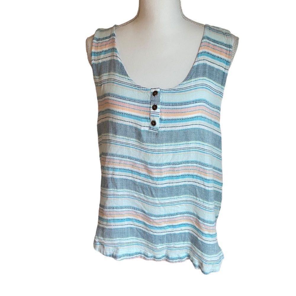 Natural Reflections Aztec Tank Top Size 1X